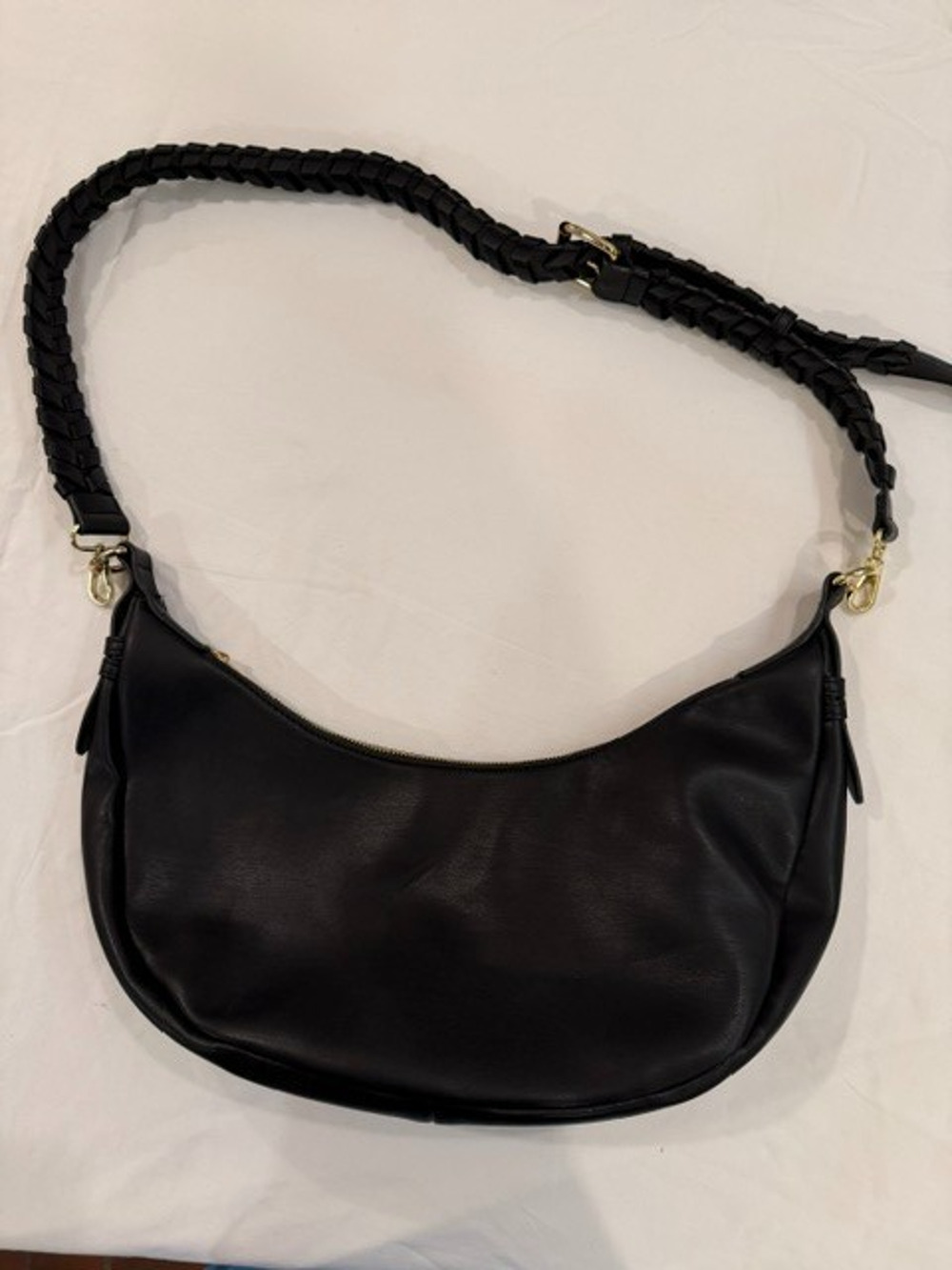 Jules Kae Crossbody Zola Bag Vegan Blk Leather